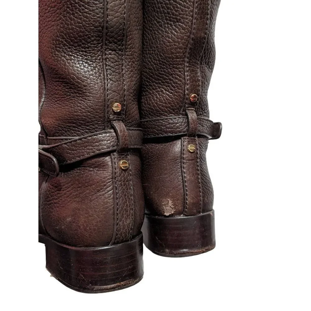 Tory Burch marlene riding boot in brown size 6